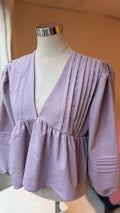 camisa romántica - Lila