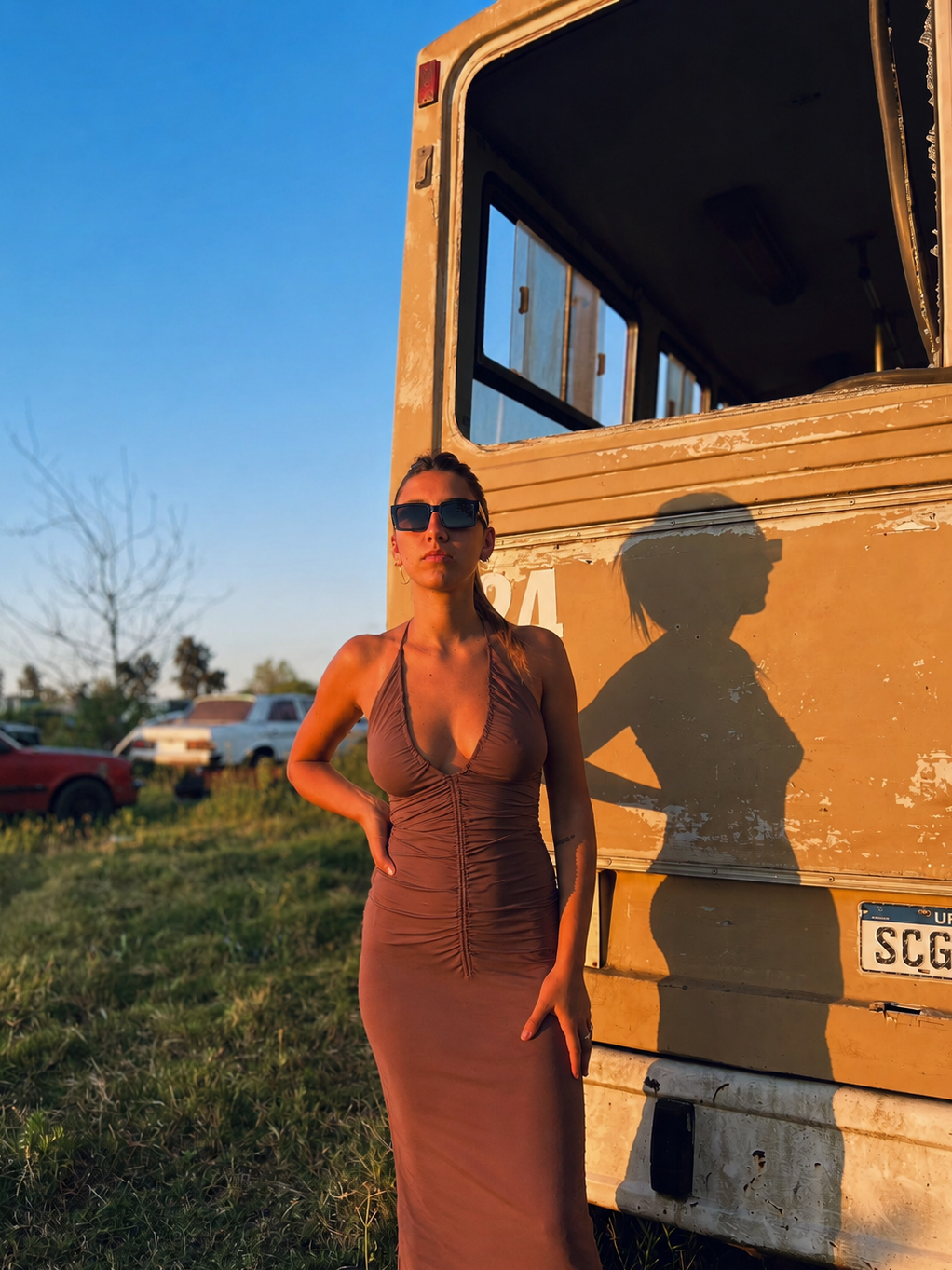 Vestido Alana - Chocolate