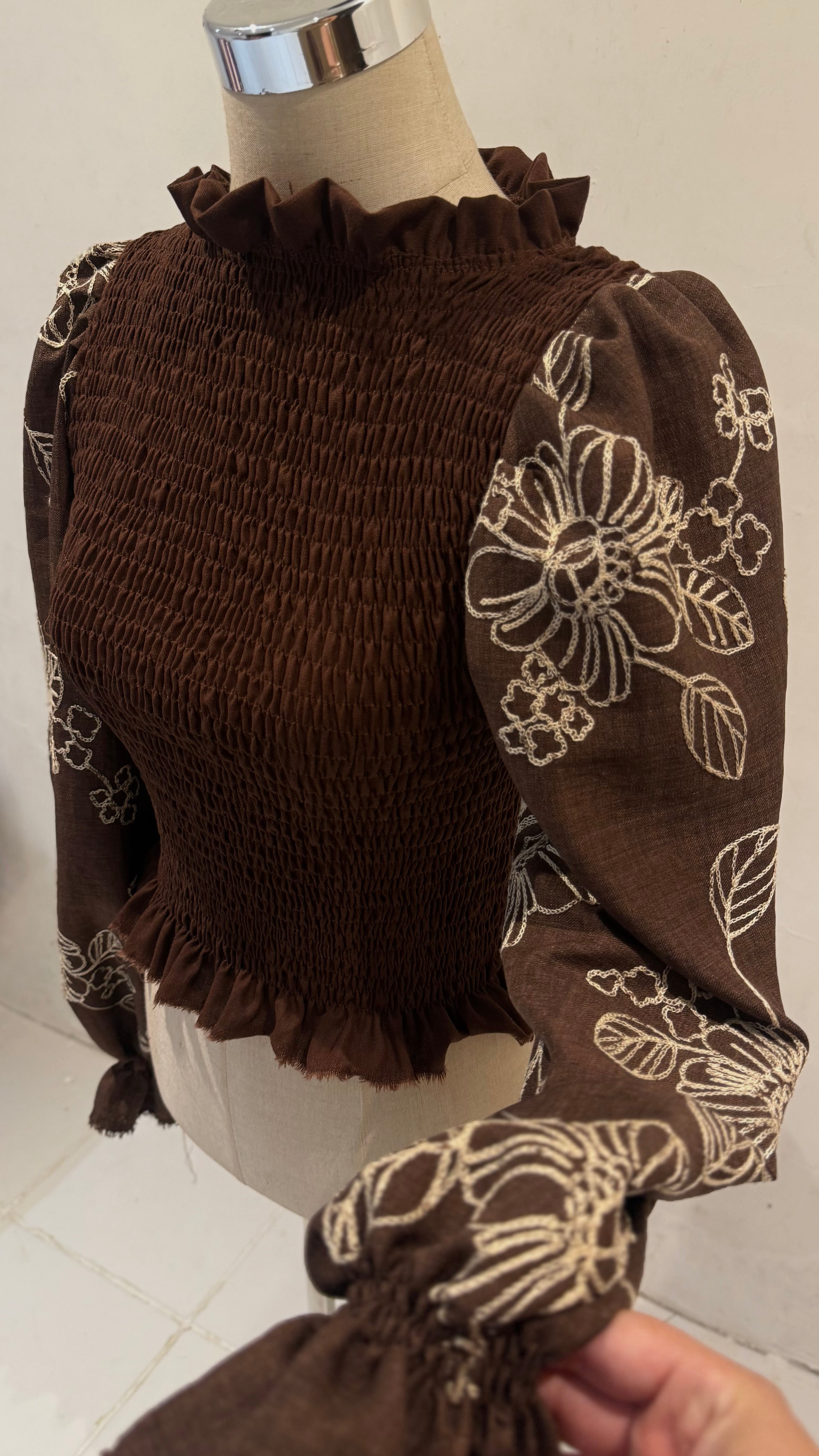 Camisa Alexia - Chocolate