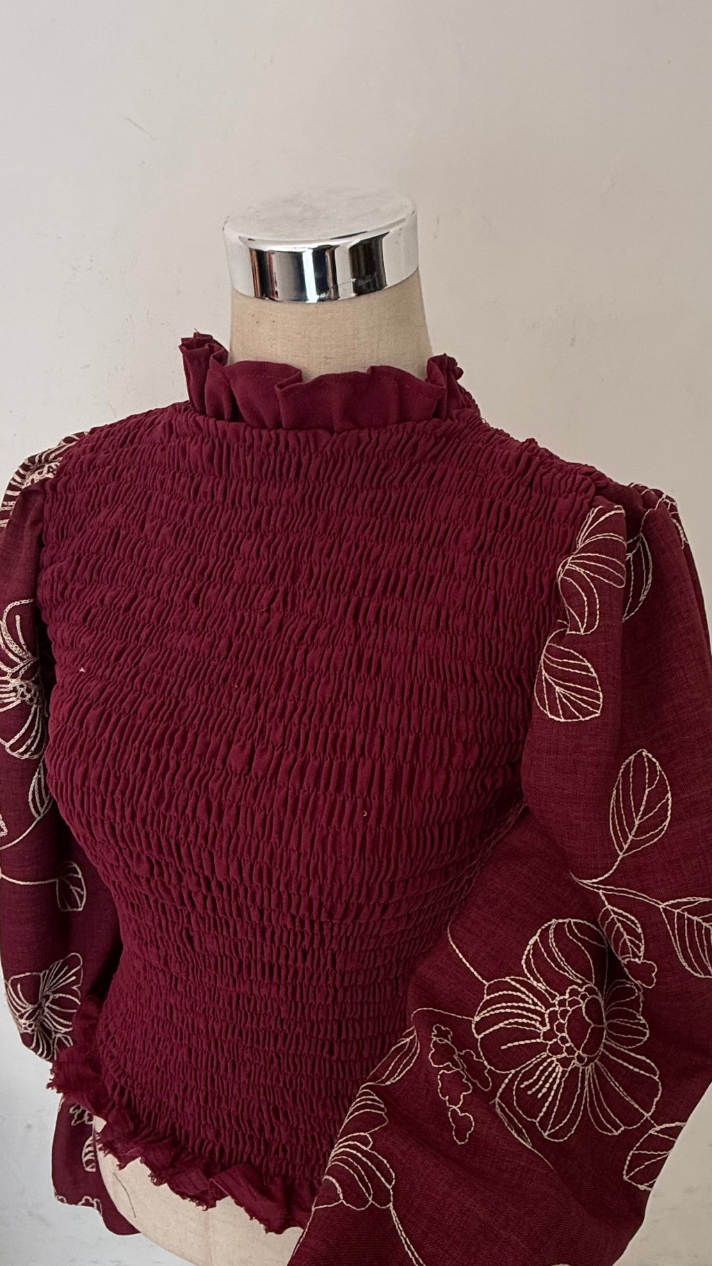 Camisa Alexia - Bordo