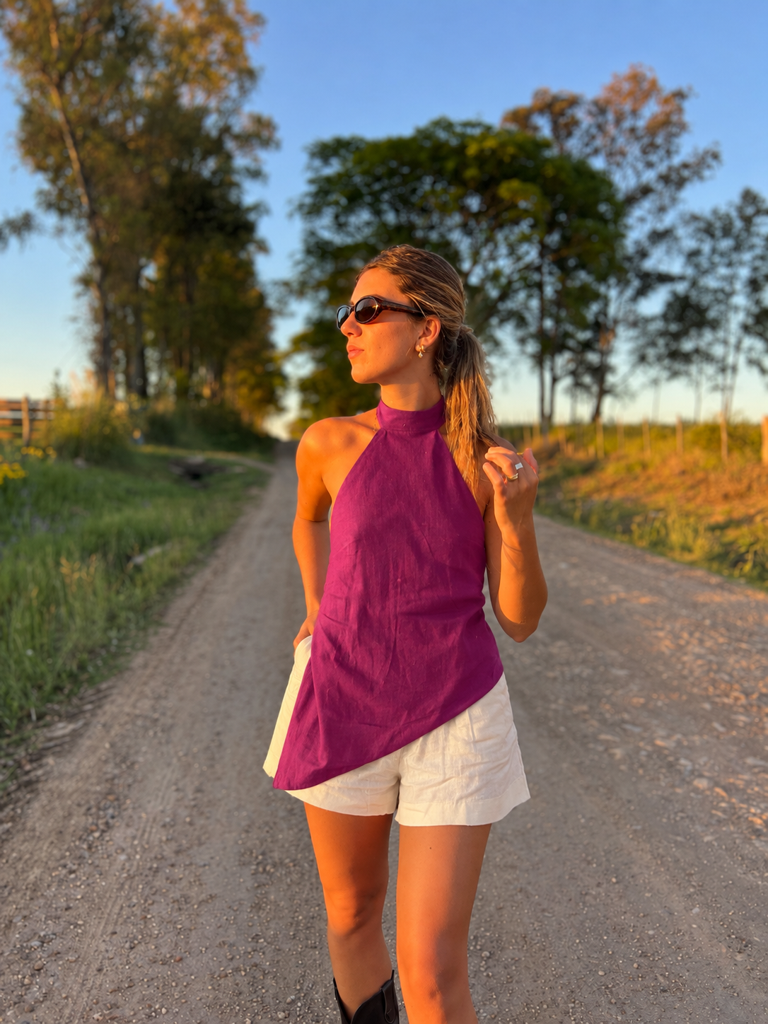 Blusa Atena - Violeta