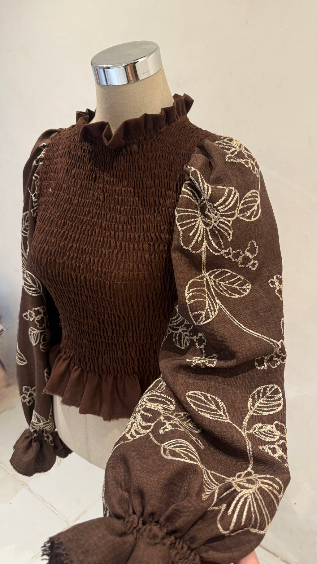 Camisa Alexia - Chocolate