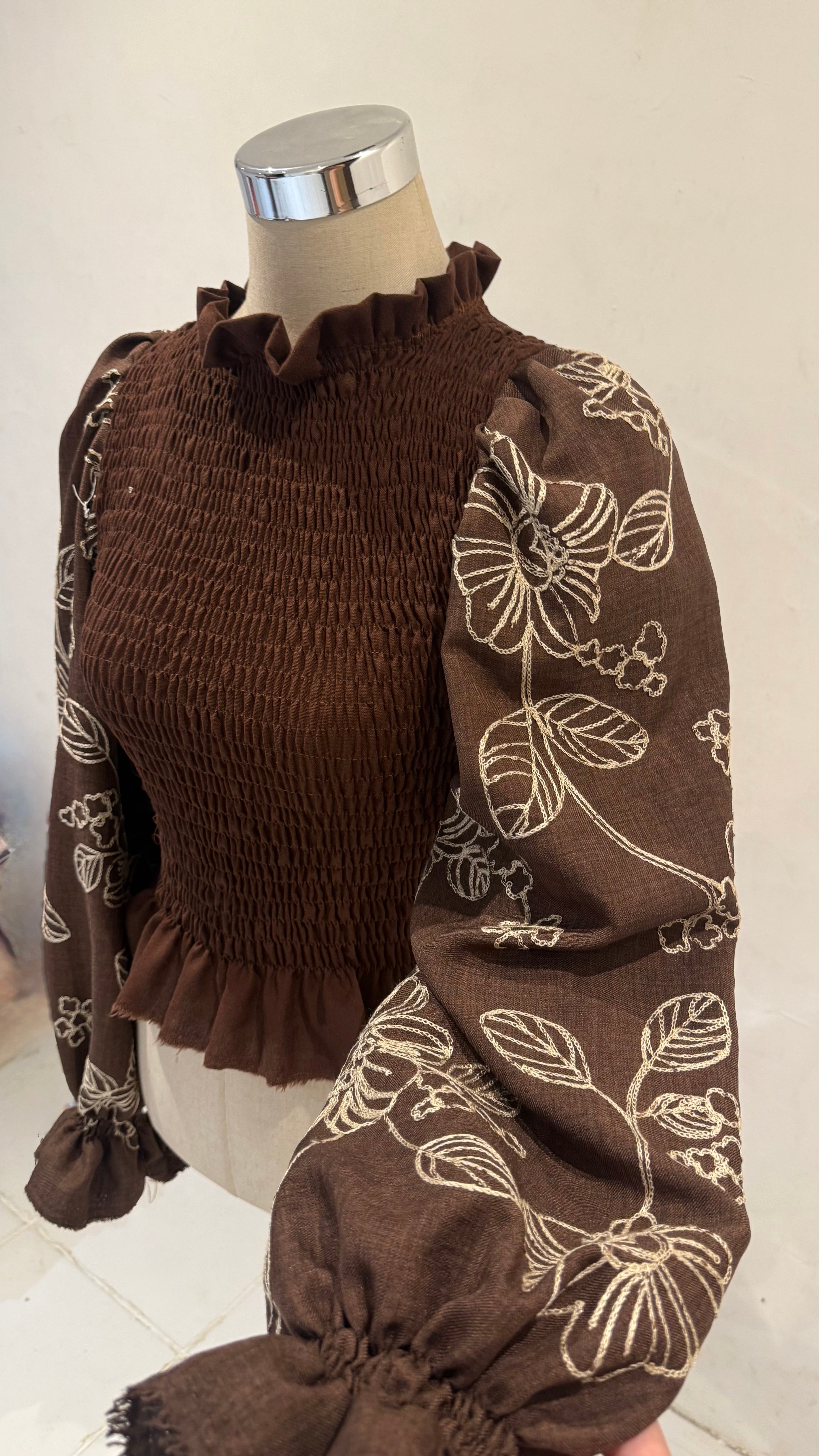 Camisa Alexia - Chocolate