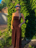 Vestido Cayetana - Chocolate