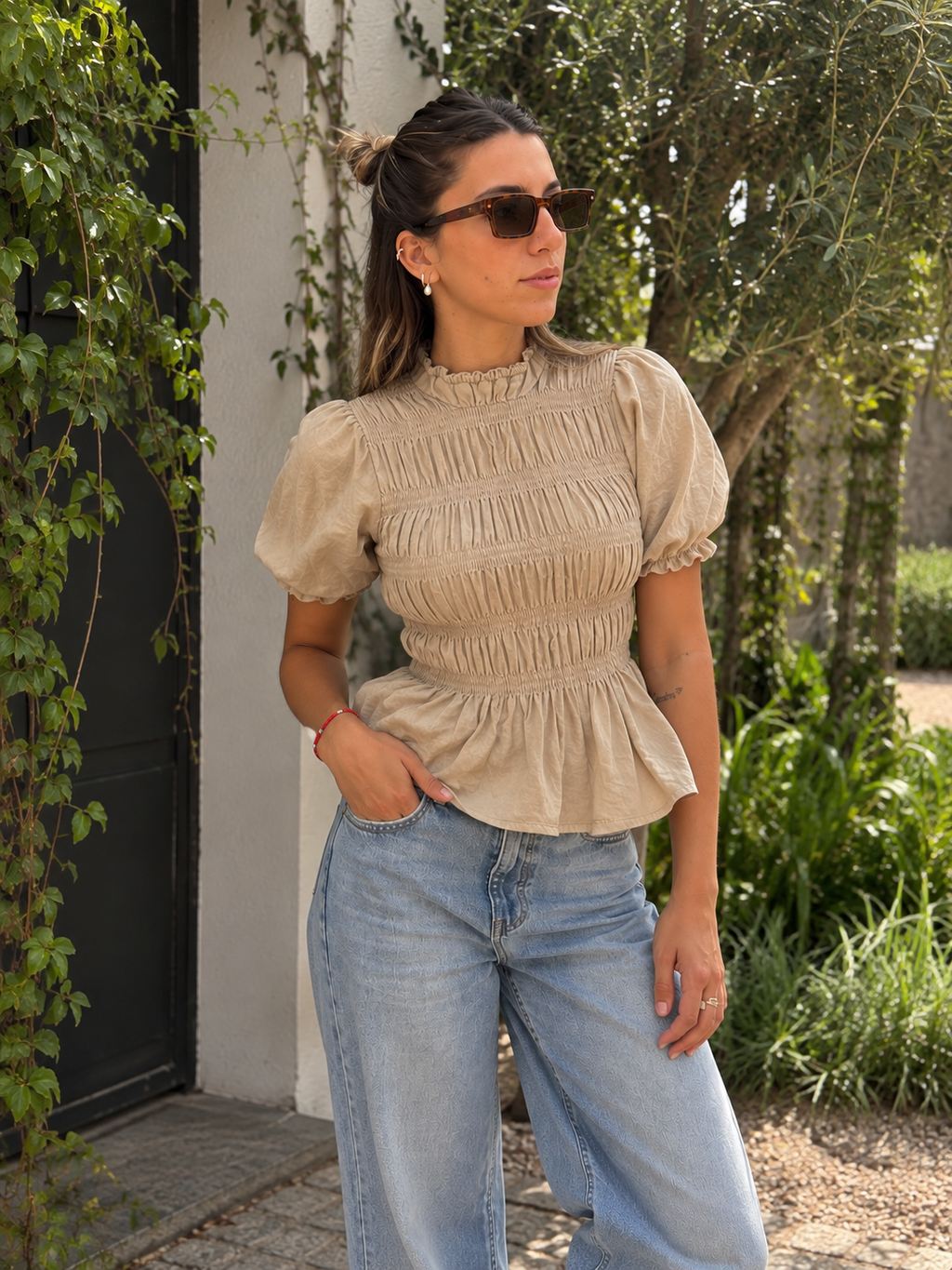Blusa Celmo - Beige