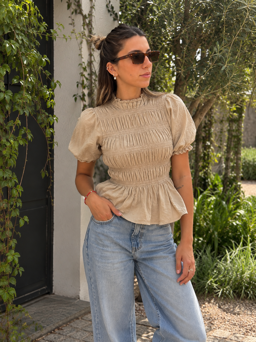 Blusa Celmo - Beige