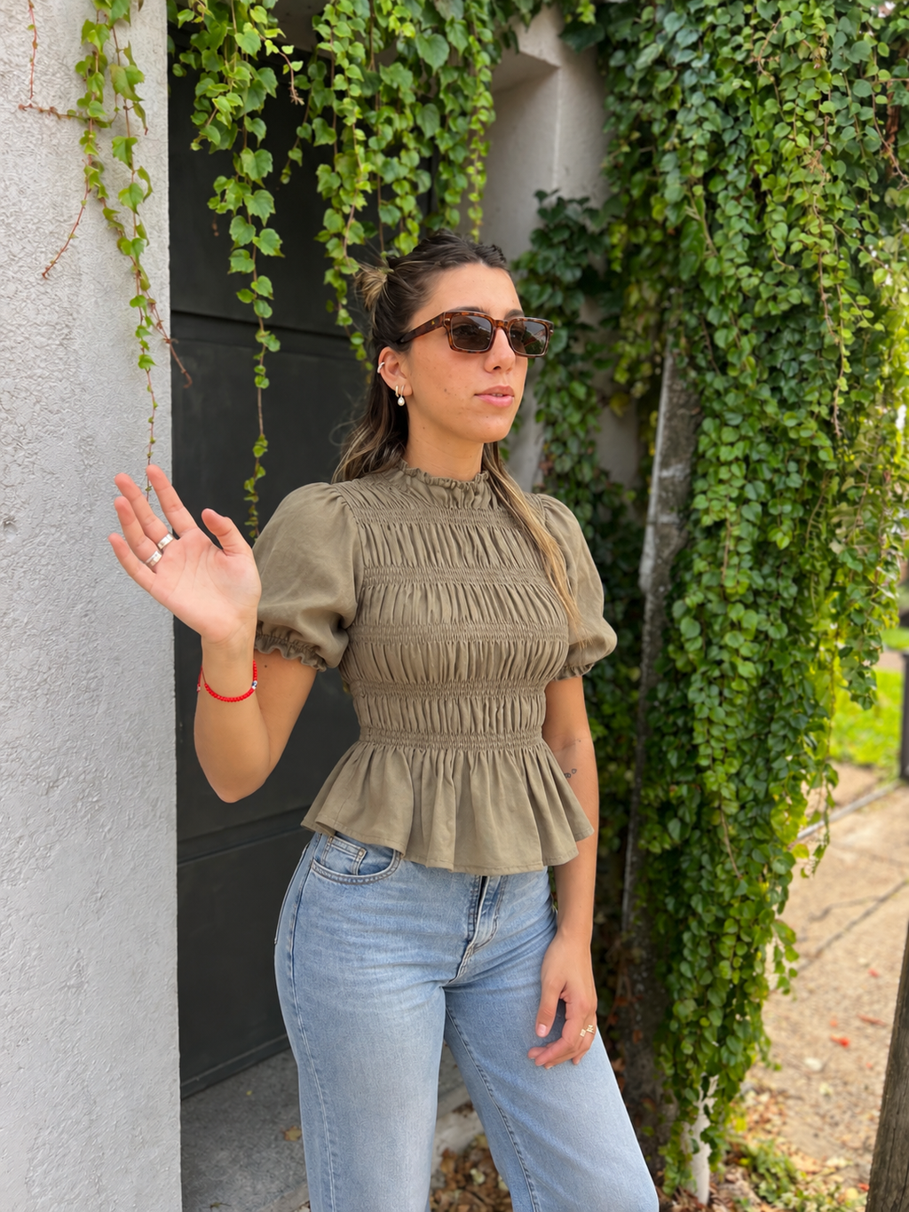 Blusa Celmo - Caqui