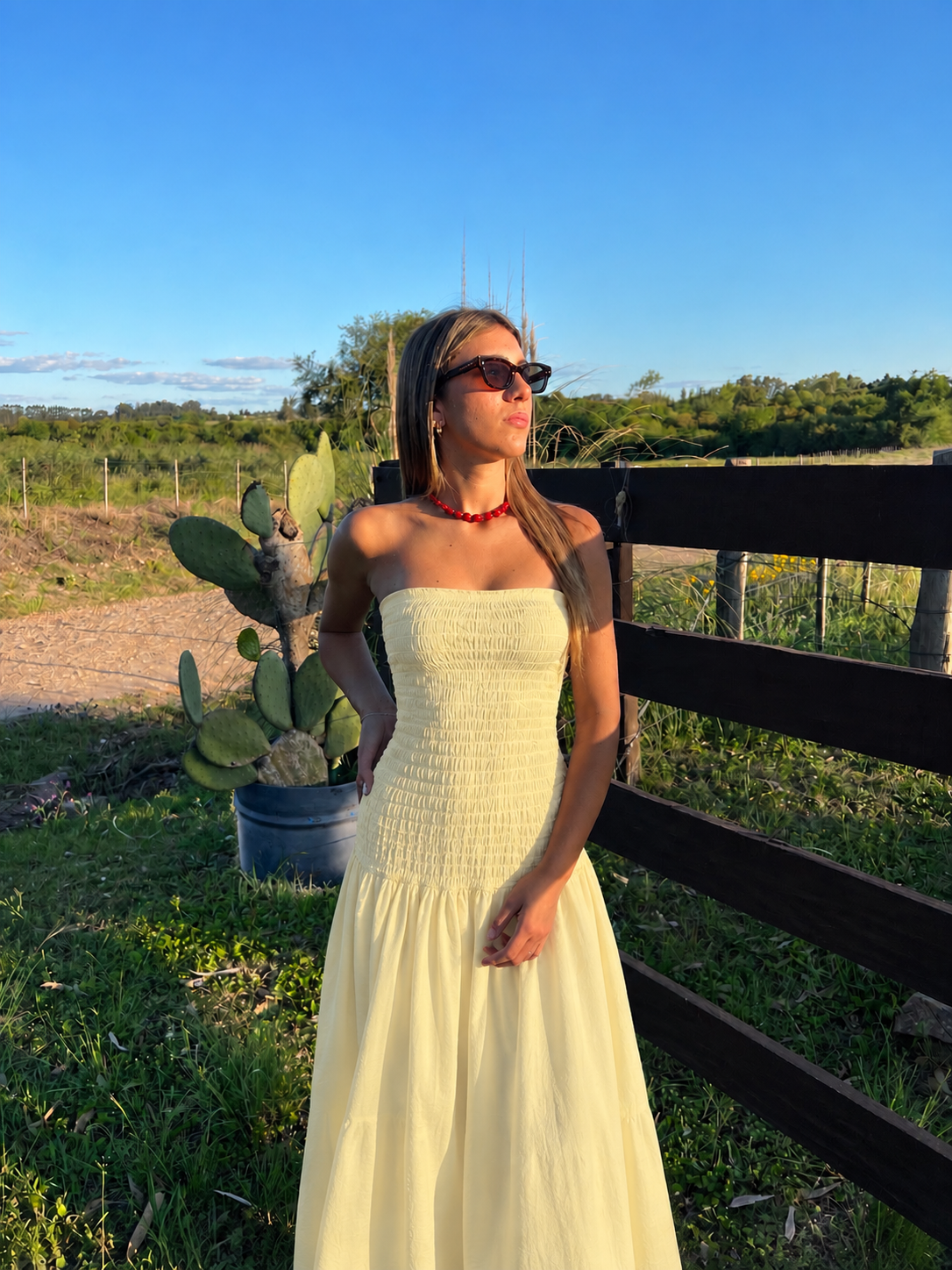 Vestido Mandy - Amarillo