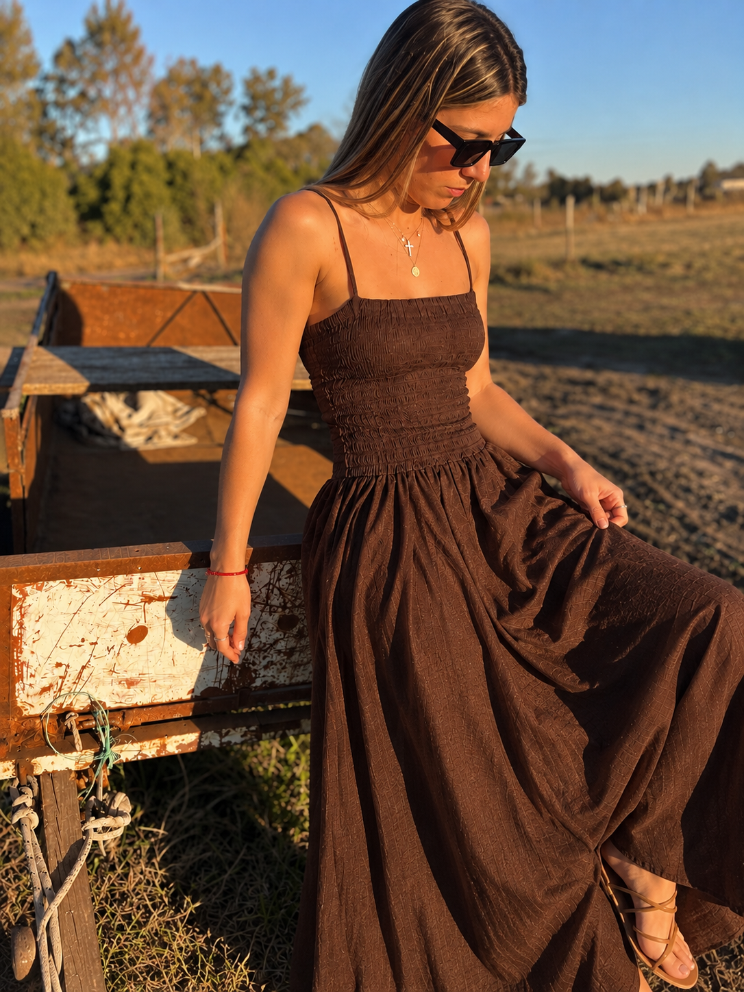 Kur Dress - Chocolate