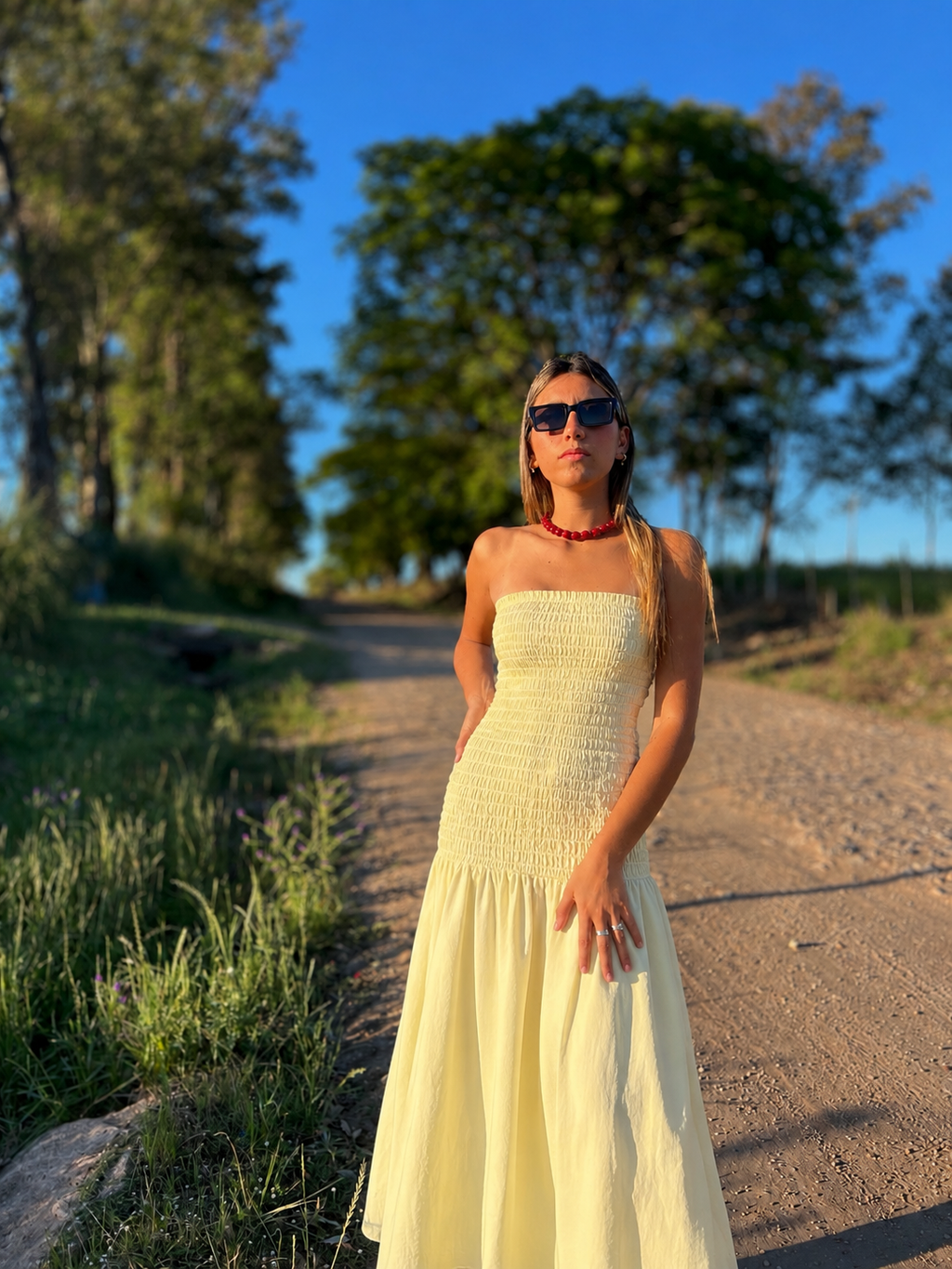 Vestido Mandy - Amarillo