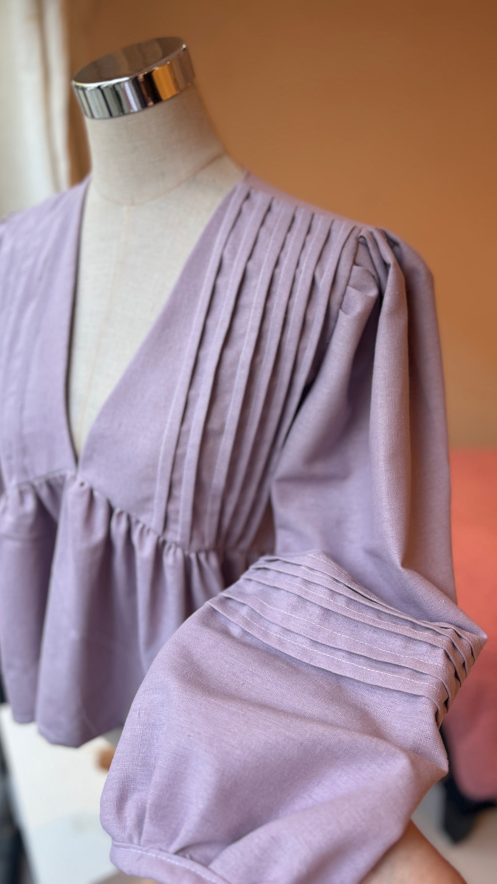 camisa romántica - Lila