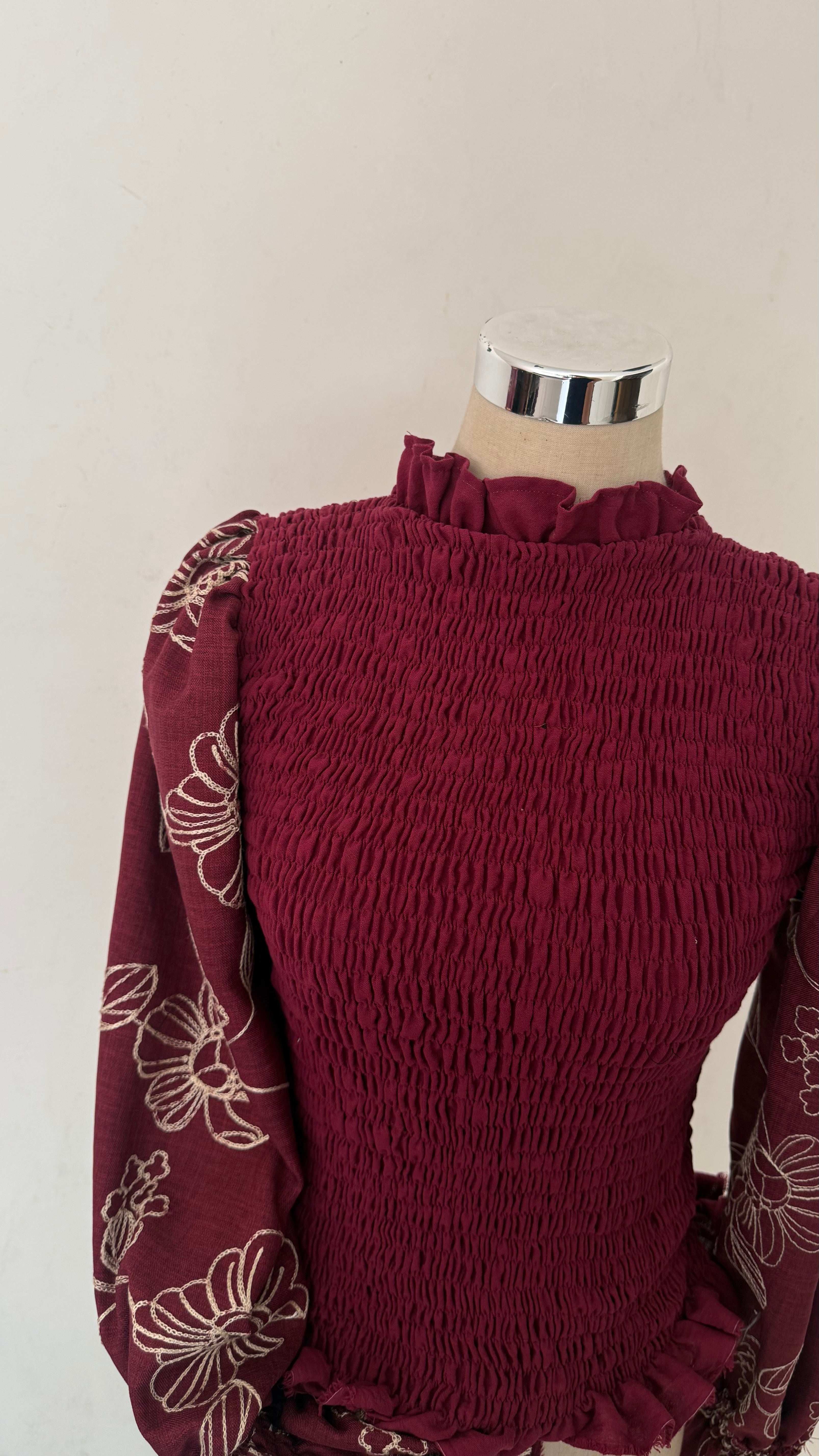 Camisa Alexia - Bordo