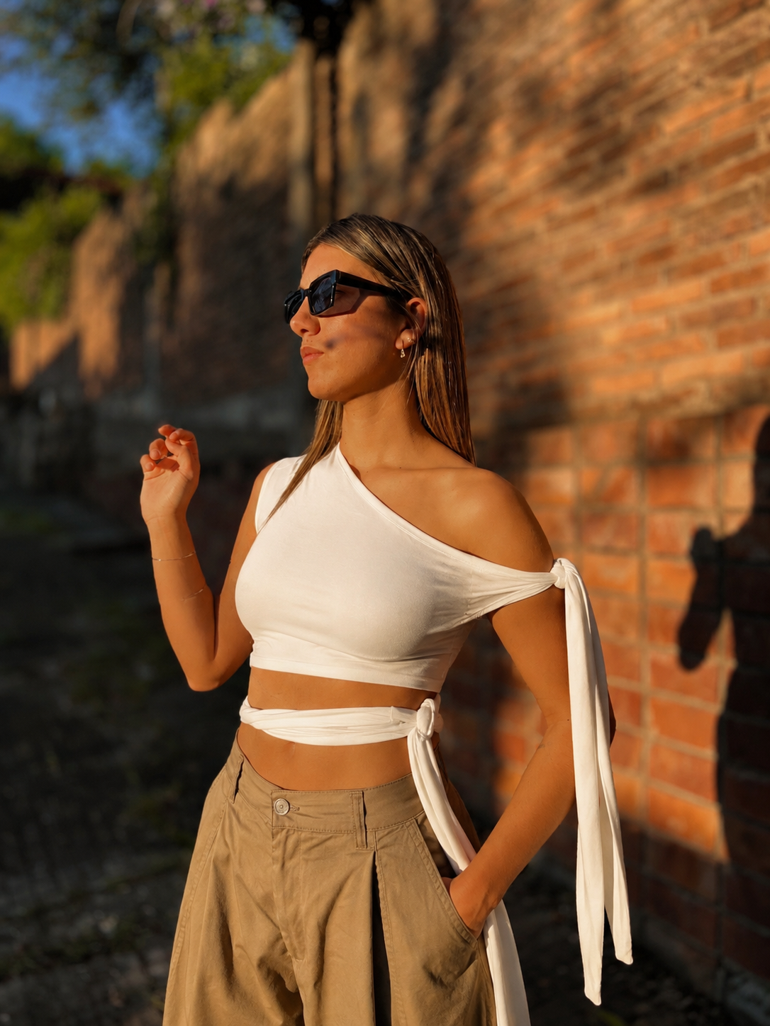 Top Setta - Blanco