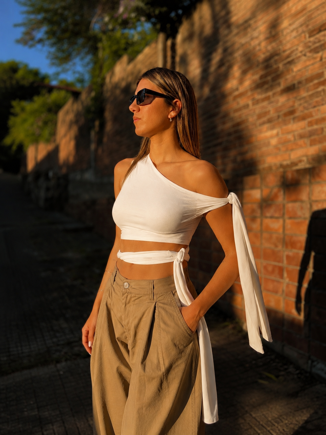 Top Setta - Blanco