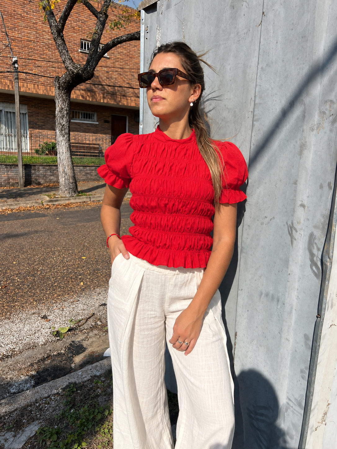 Blusa Taniz - Roja