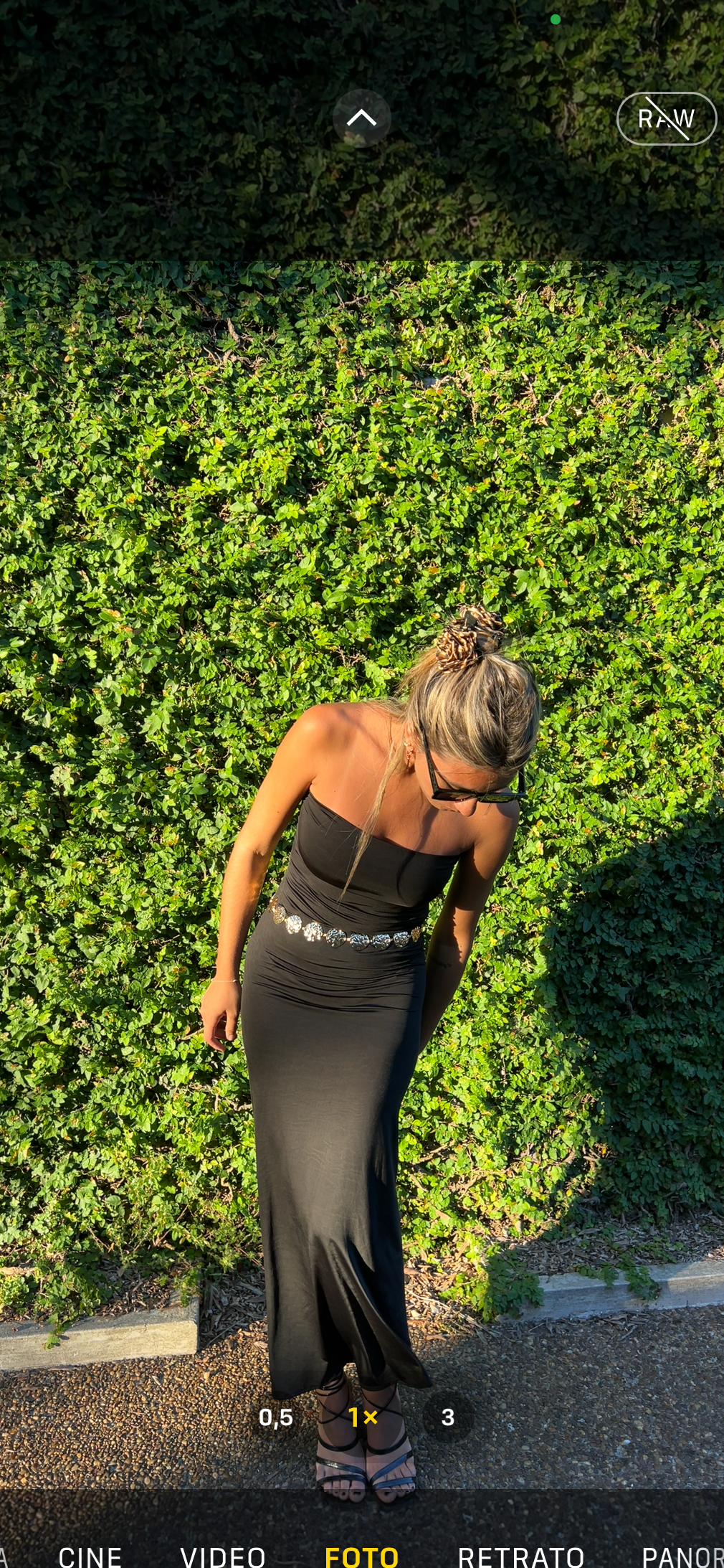 Vestido Strapless - Negro