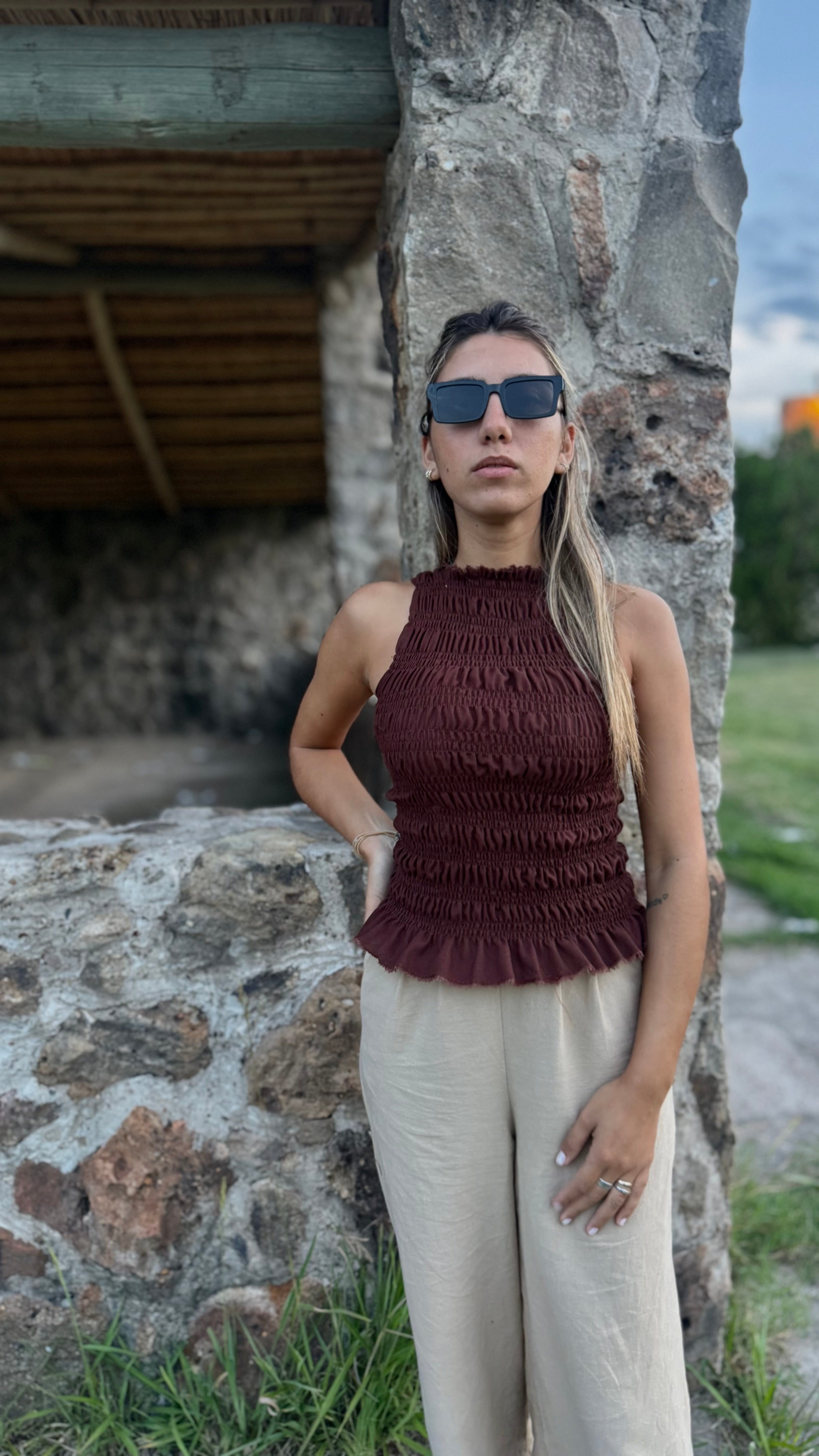 Blusa Mara - Chocolate
