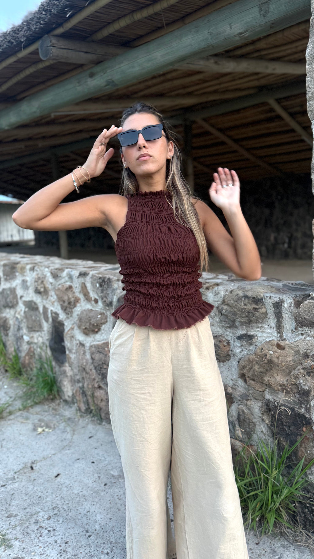 Blusa Mara - Chocolate