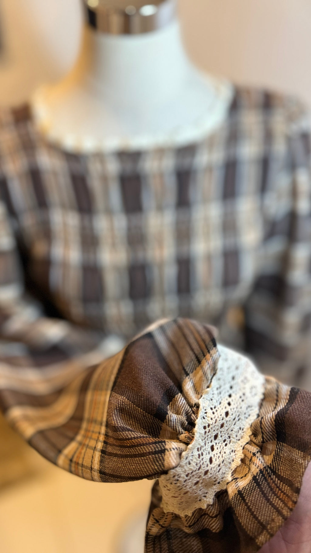 Camisa Grid Chocolate