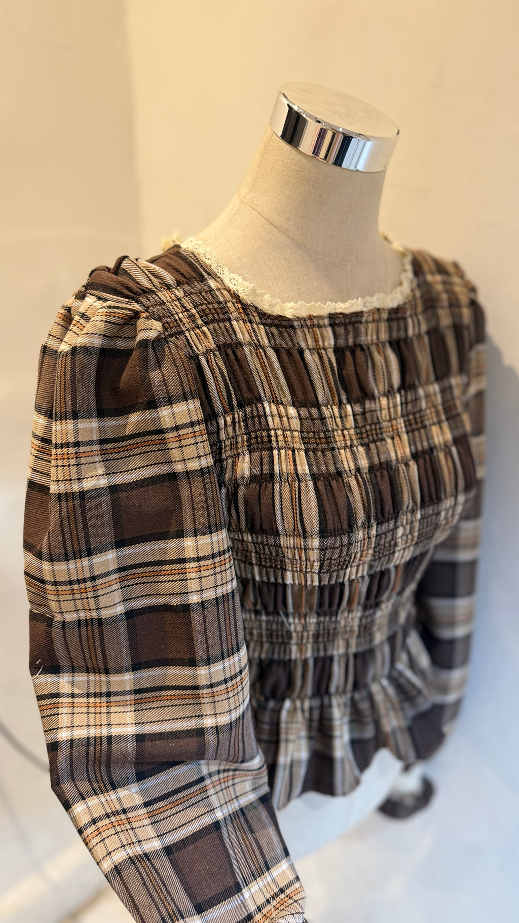 Camisa Grid Chocolate
