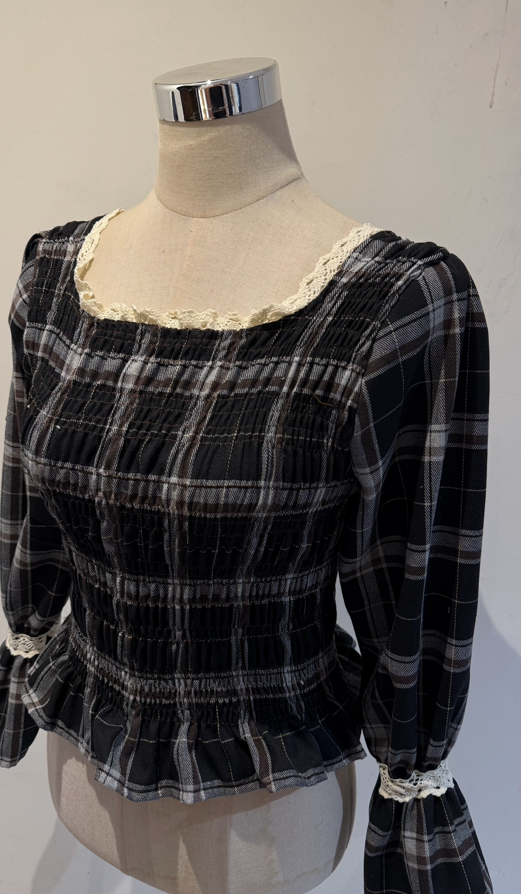 Camisa Grid Black