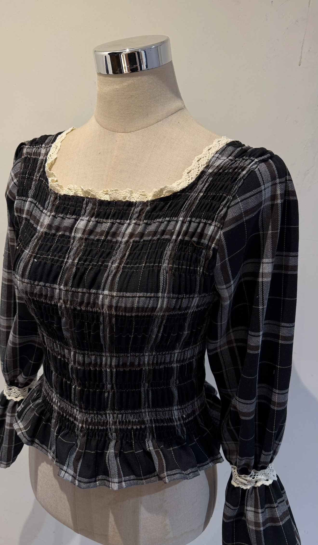 Camisa Grid Black
