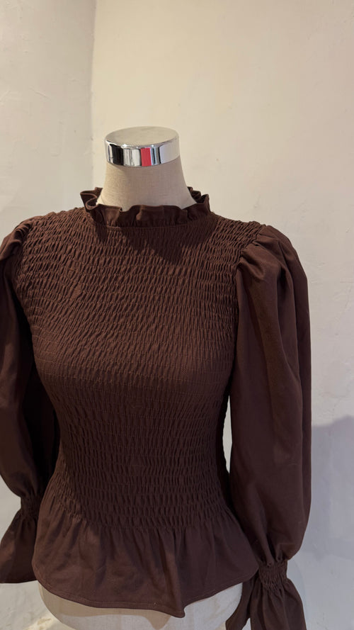 Camisa Mara - Chocolate